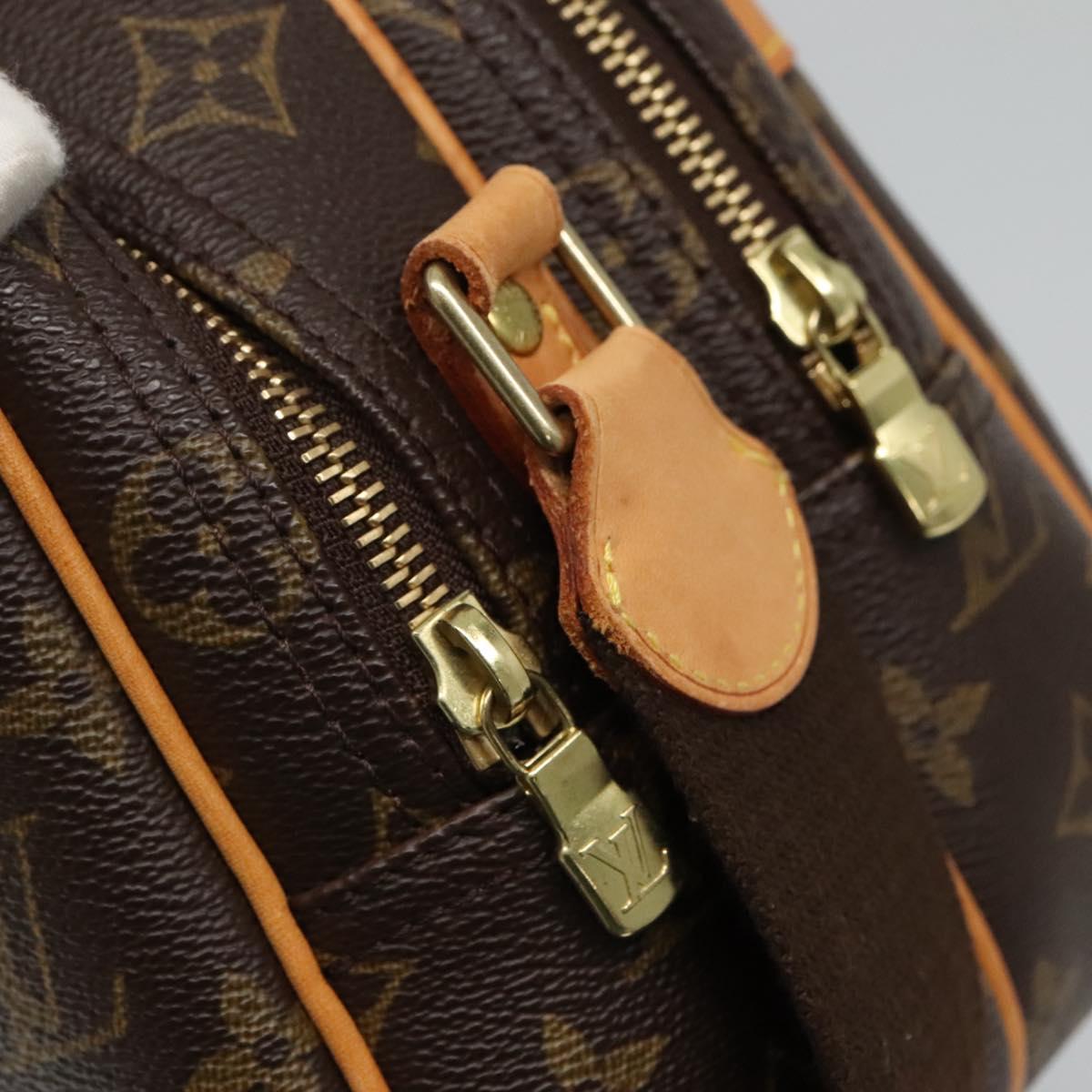 LOUIS VUITTON Monogram Reporter PM Shoulder Bag M45254 LV Auth PP693