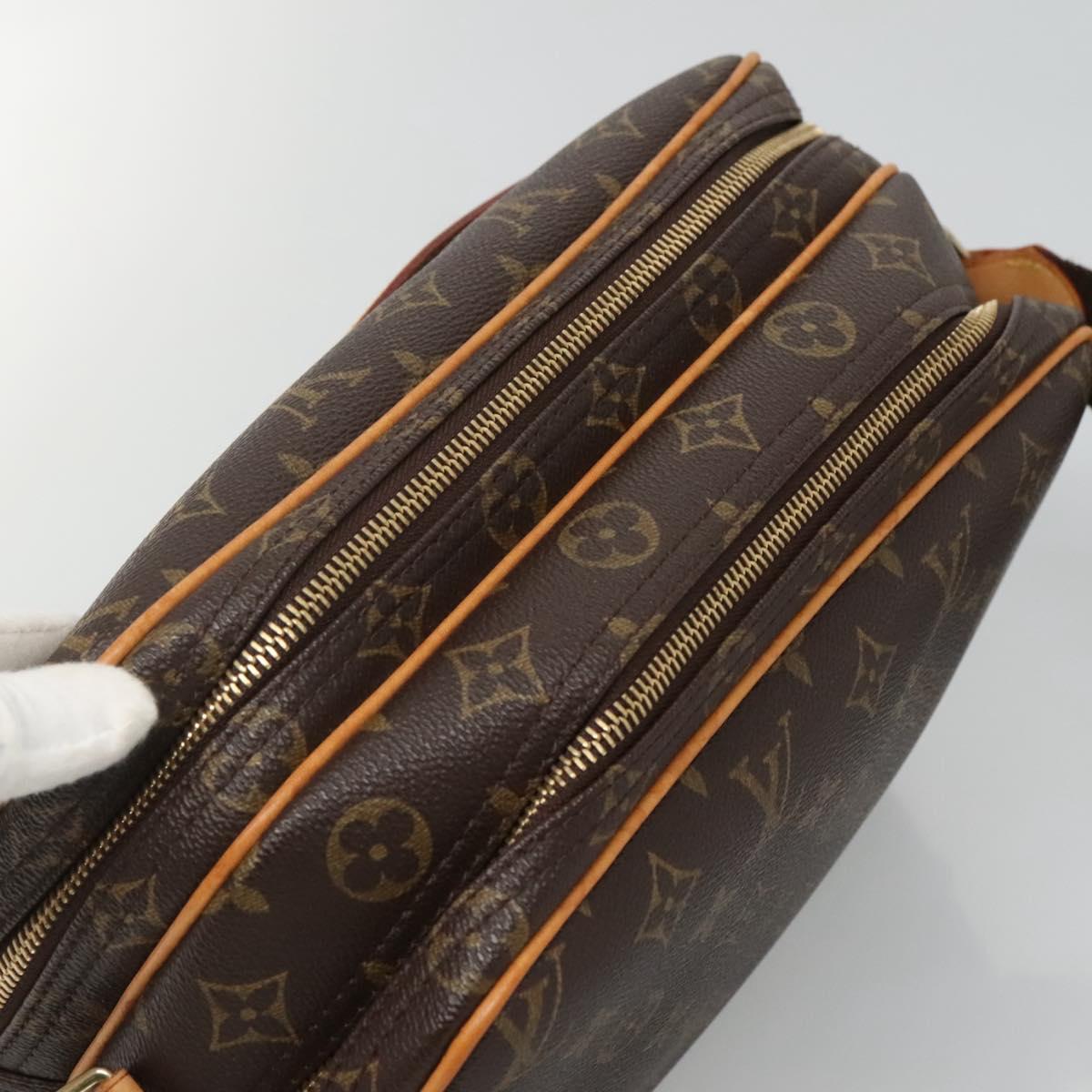 LOUIS VUITTON Monogram Reporter PM Shoulder Bag M45254 LV Auth PP693