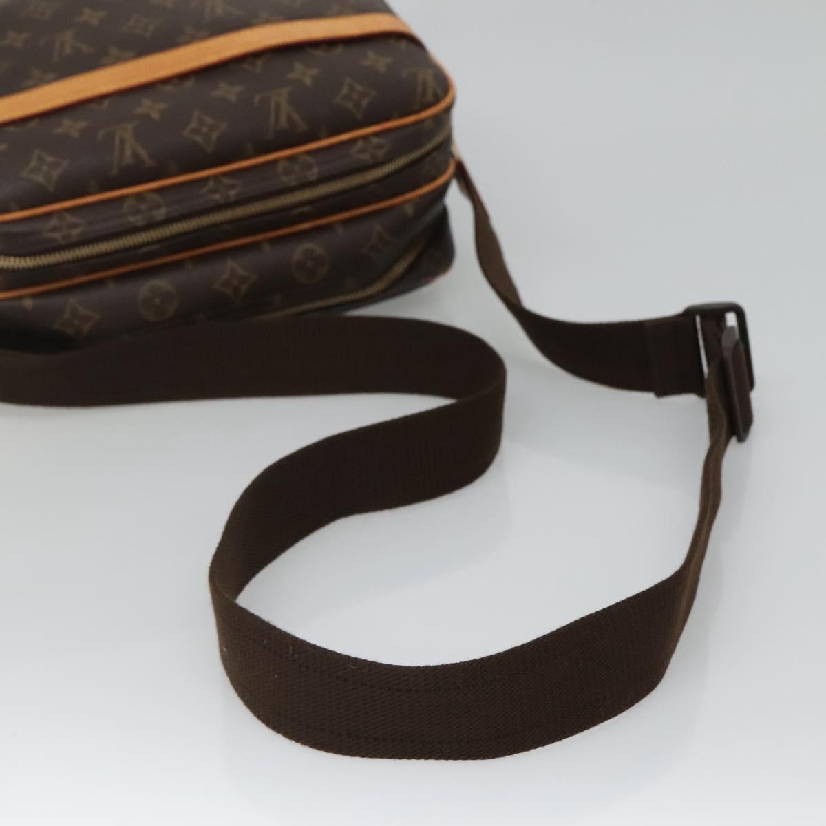 LOUIS VUITTON Monogram Reporter PM Shoulder Bag M45254 LV Auth PP693