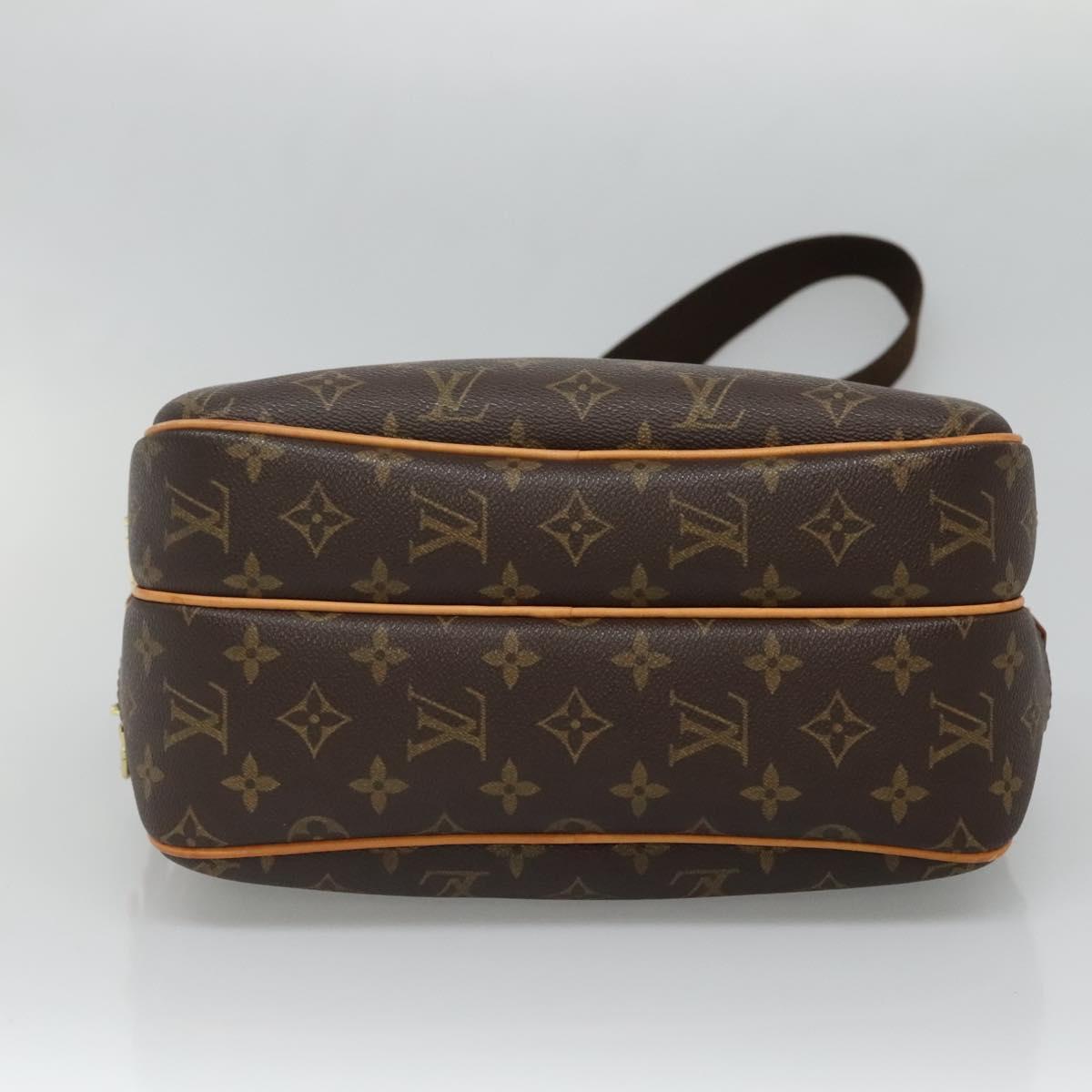 LOUIS VUITTON Monogram Reporter PM Shoulder Bag M45254 LV Auth PP693