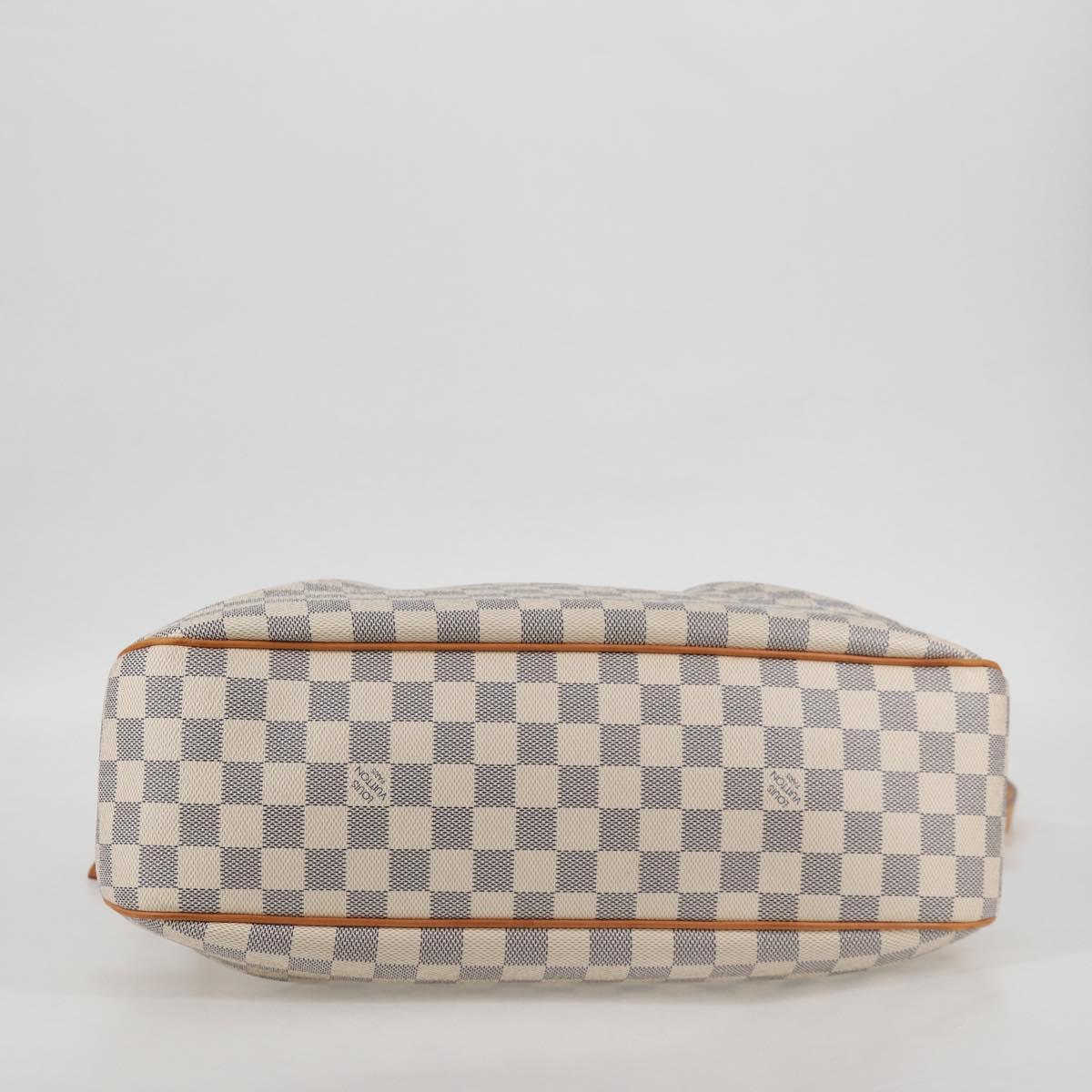 LOUIS VUITTON Damier Azur Siracusa MM Shoulder Bag N41112 LV Auth PP706V