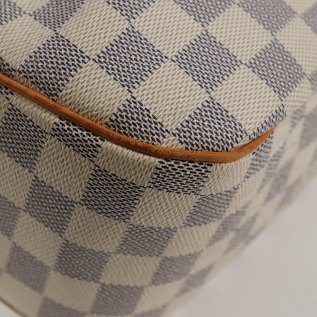 LOUIS VUITTON Damier Azur Siracusa MM Shoulder Bag N41112 LV Auth PP706V