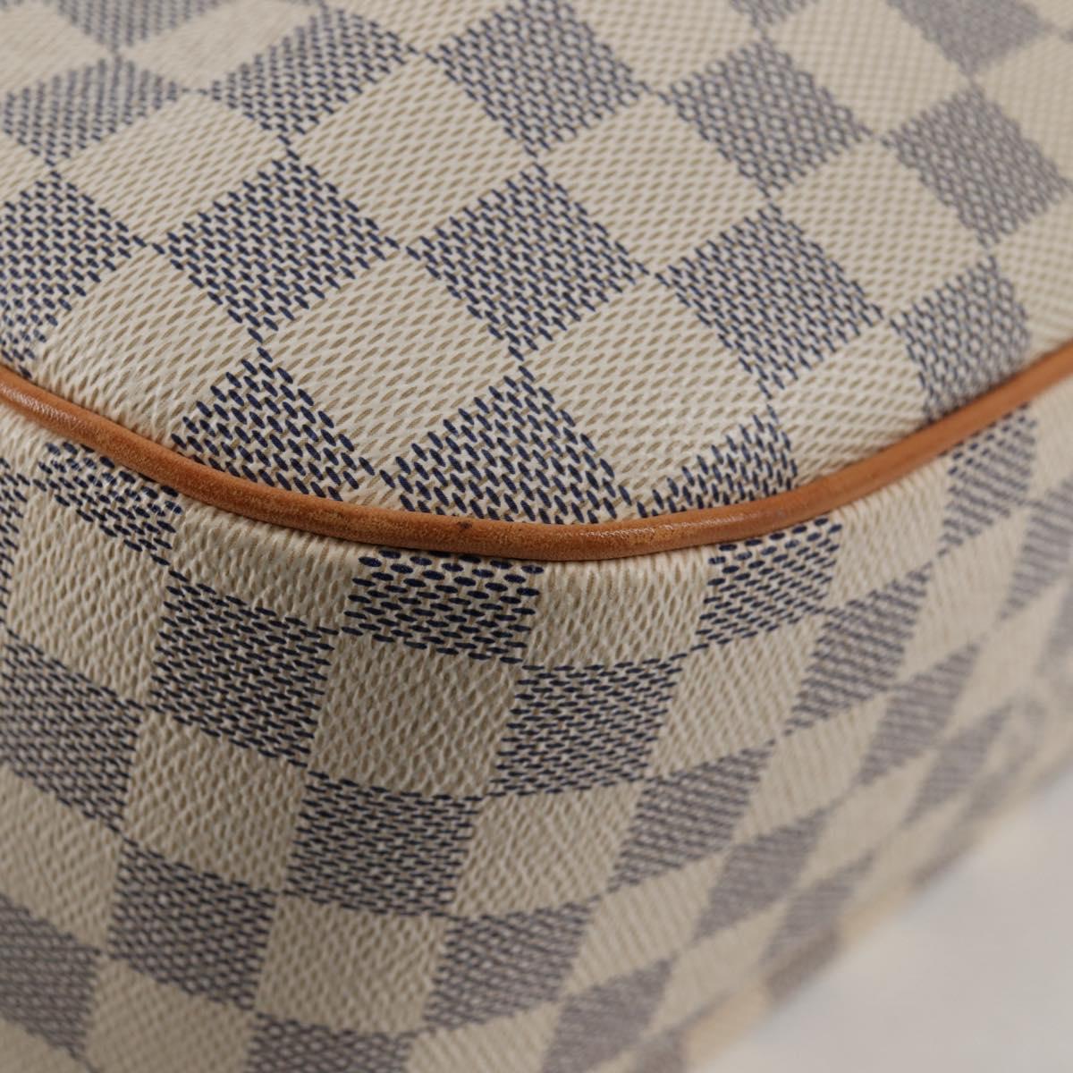 LOUIS VUITTON Damier Azur Siracusa MM Shoulder Bag N41112 LV Auth PP706V