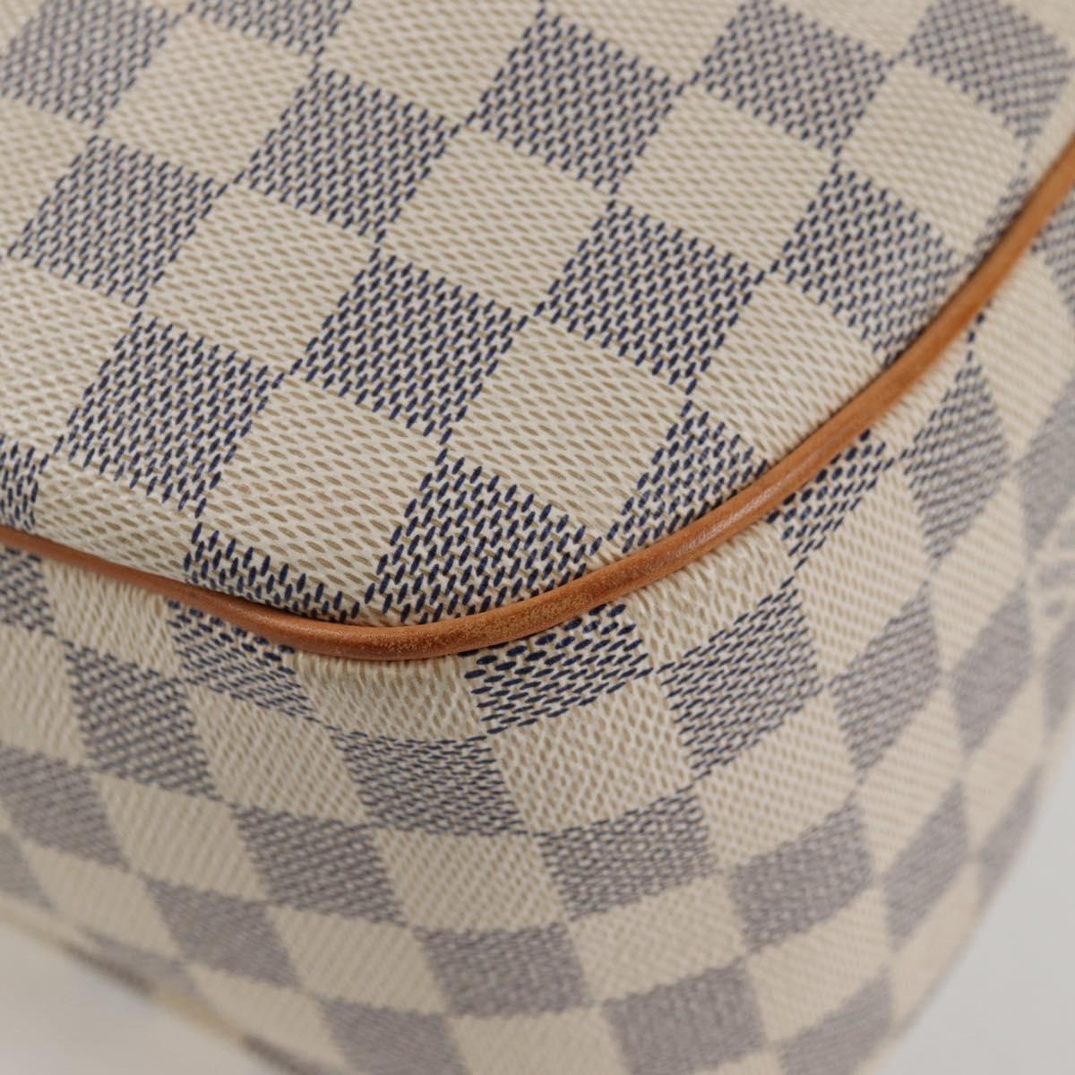LOUIS VUITTON Damier Azur Siracusa MM Shoulder Bag N41112 LV Auth PP706V