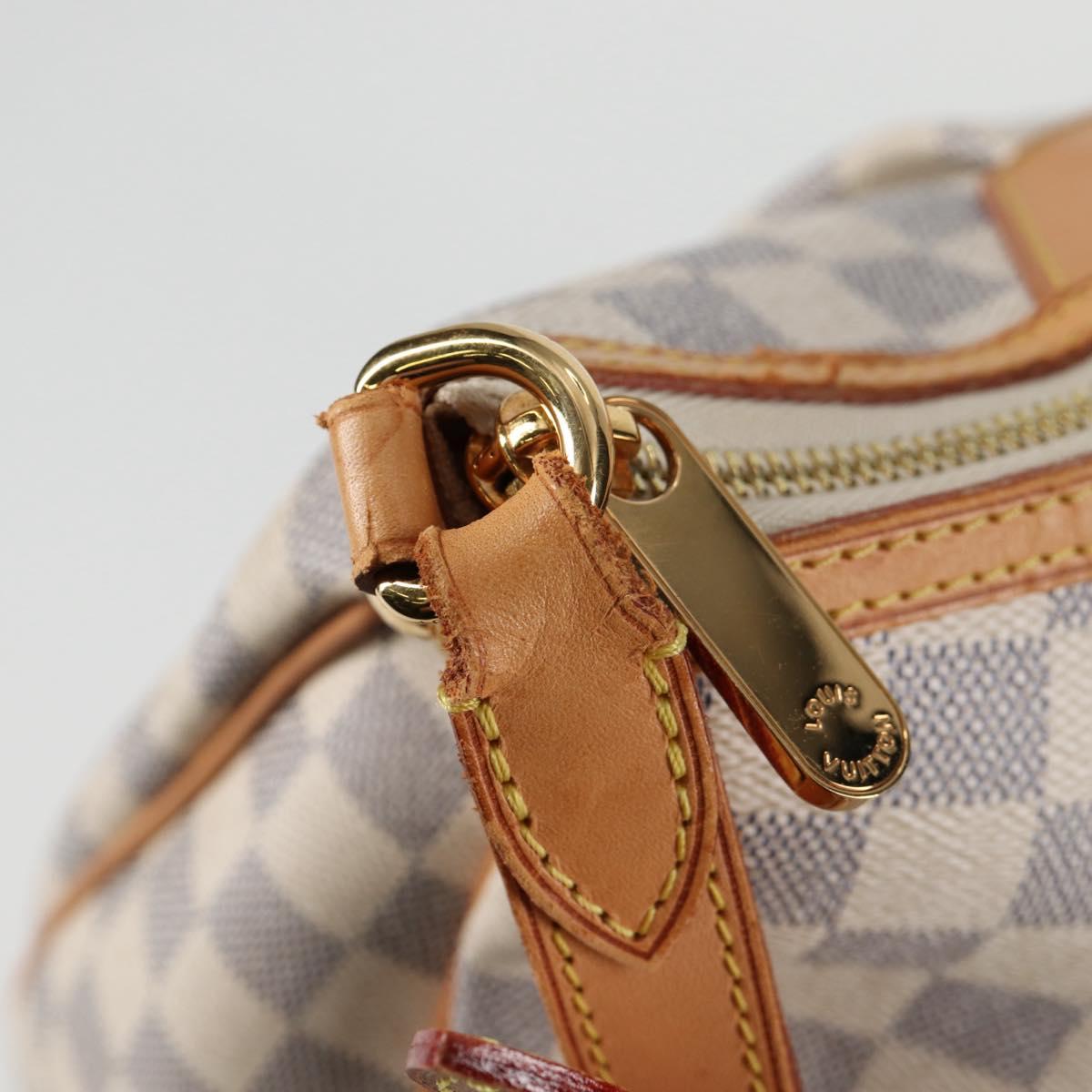 LOUIS VUITTON Damier Azur Siracusa MM Shoulder Bag N41112 LV Auth PP706V