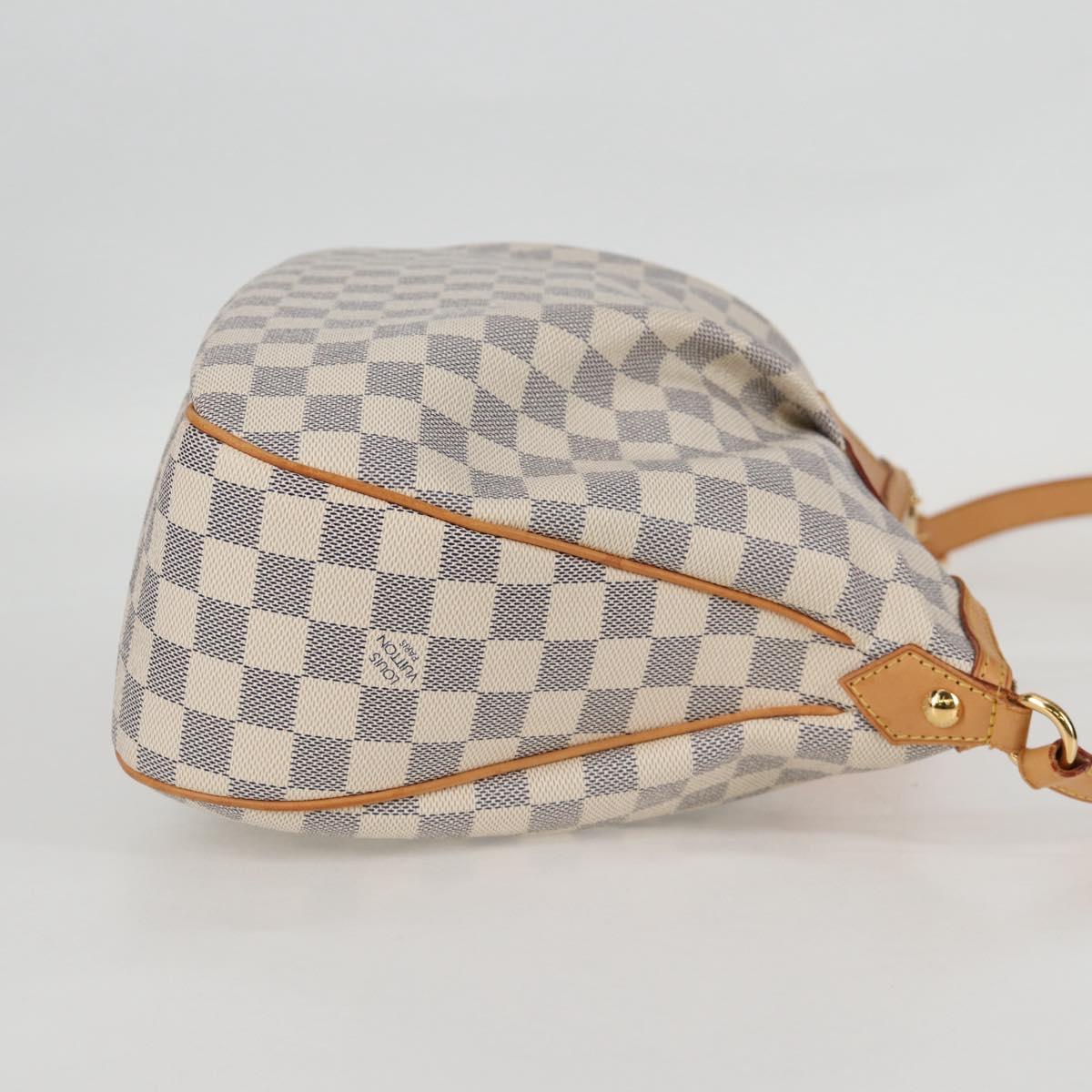 LOUIS VUITTON Damier Azur Siracusa MM Shoulder Bag N41112 LV Auth PP706V