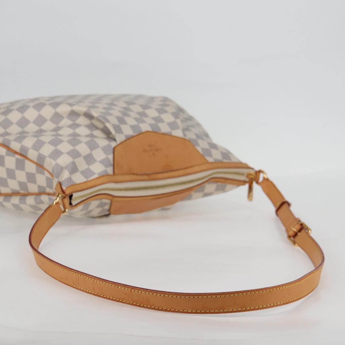 LOUIS VUITTON Damier Azur Siracusa MM Shoulder Bag N41112 LV Auth PP706V