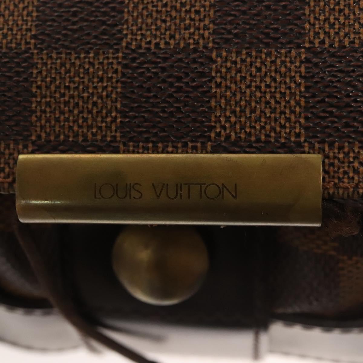 LOUIS VUITTON Damier Ebene Bastille Shoulder Bag N45258 LV Auth PP709