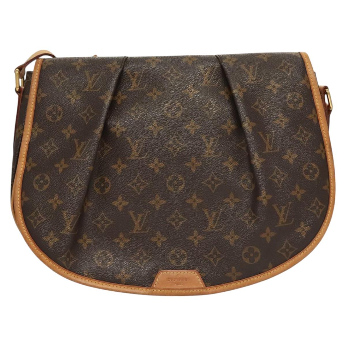 LOUIS VUITTON Monogram Menilmontan MM Shoulder Bag M40473 LV Auth PP710
