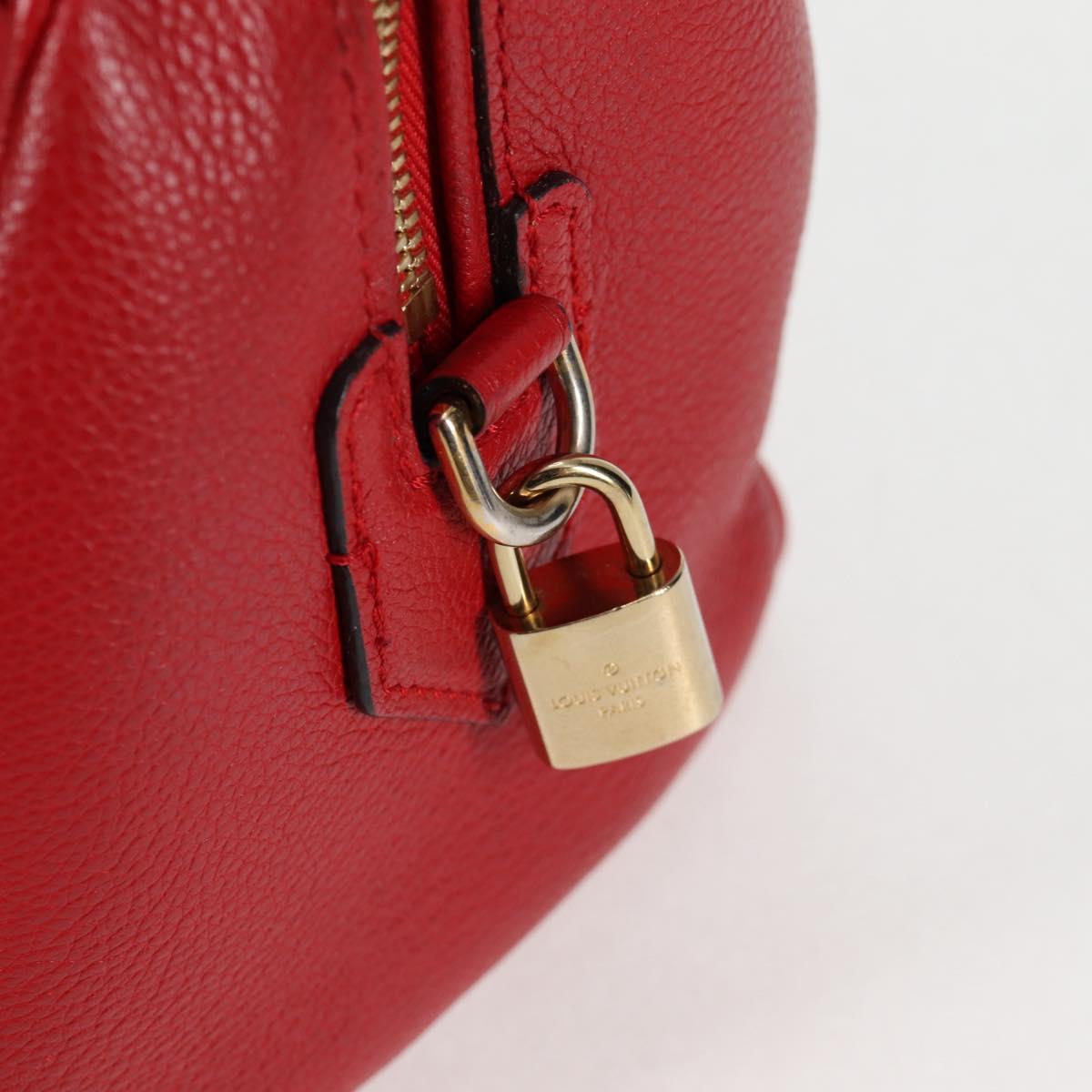 LOUIS VUITTON Empreinte Speedy Bandouliere 25NM Bag Red Slys M42399 Auth PP711M
