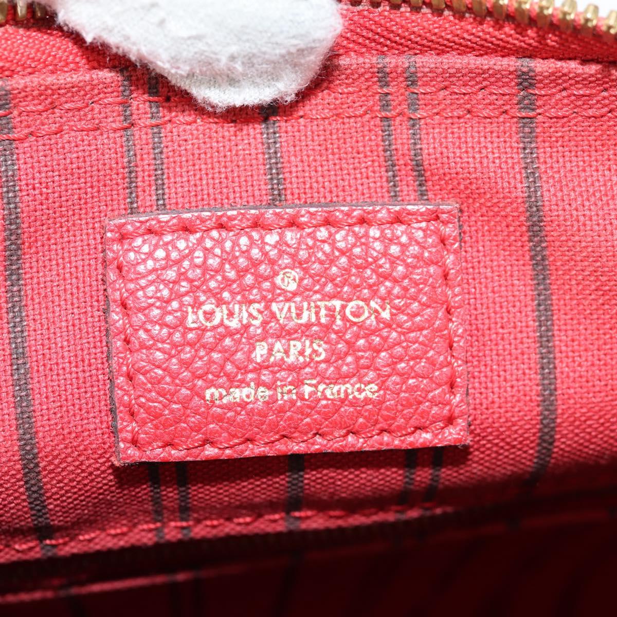 LOUIS VUITTON Empreinte Speedy Bandouliere 25NM Bag Red Slys M42399 Auth PP711M