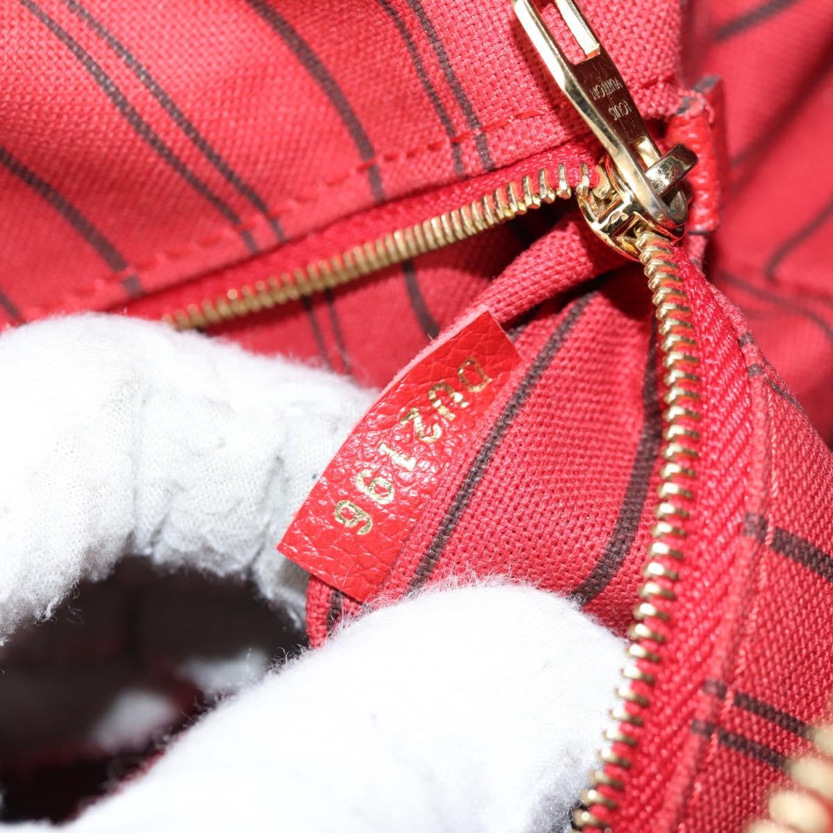 LOUIS VUITTON Empreinte Speedy Bandouliere 25NM Bag Red Slys M42399 Auth PP711M