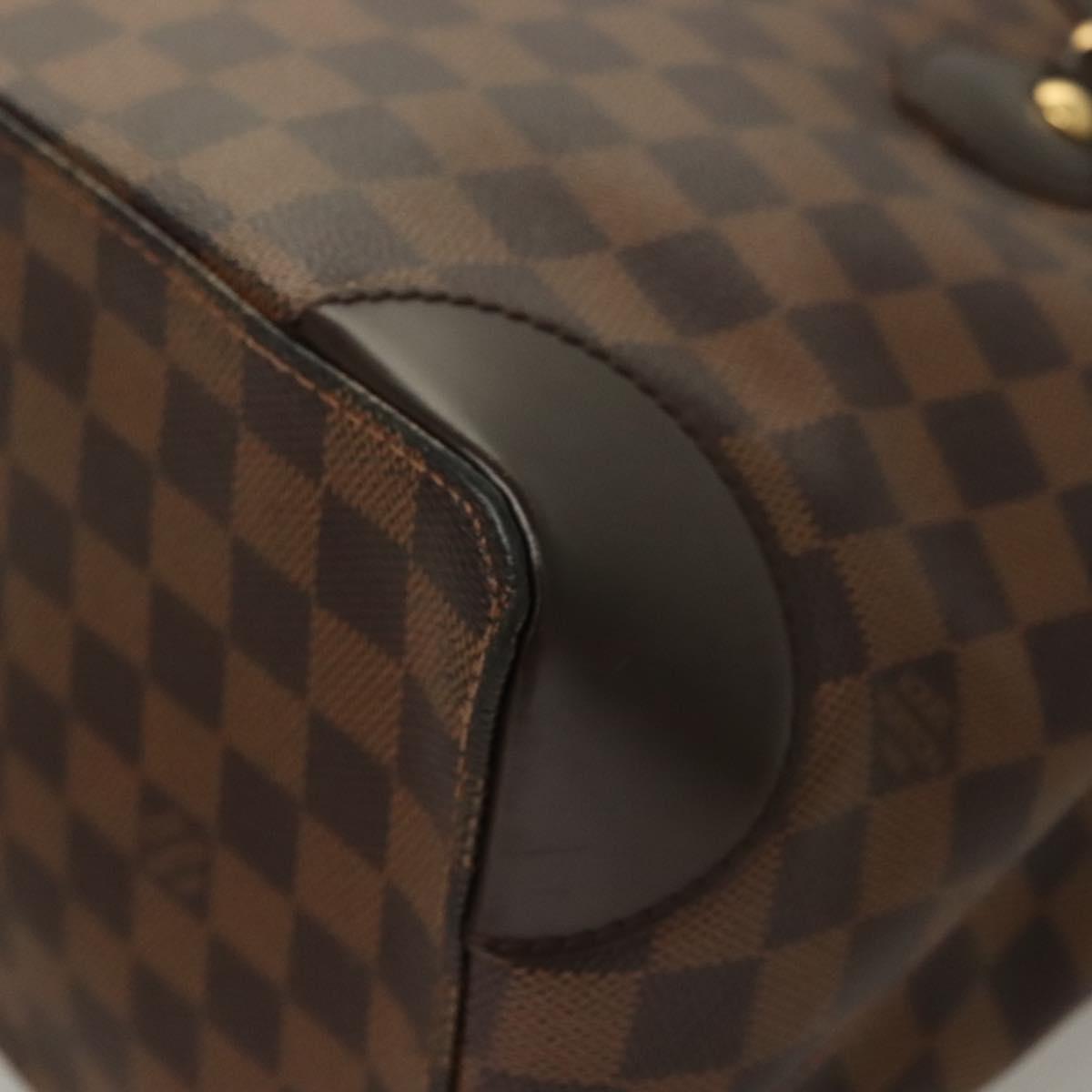 LOUIS VUITTON Damier Ebene Hampstead PM Tote Bag N51205 LV Auth PP715