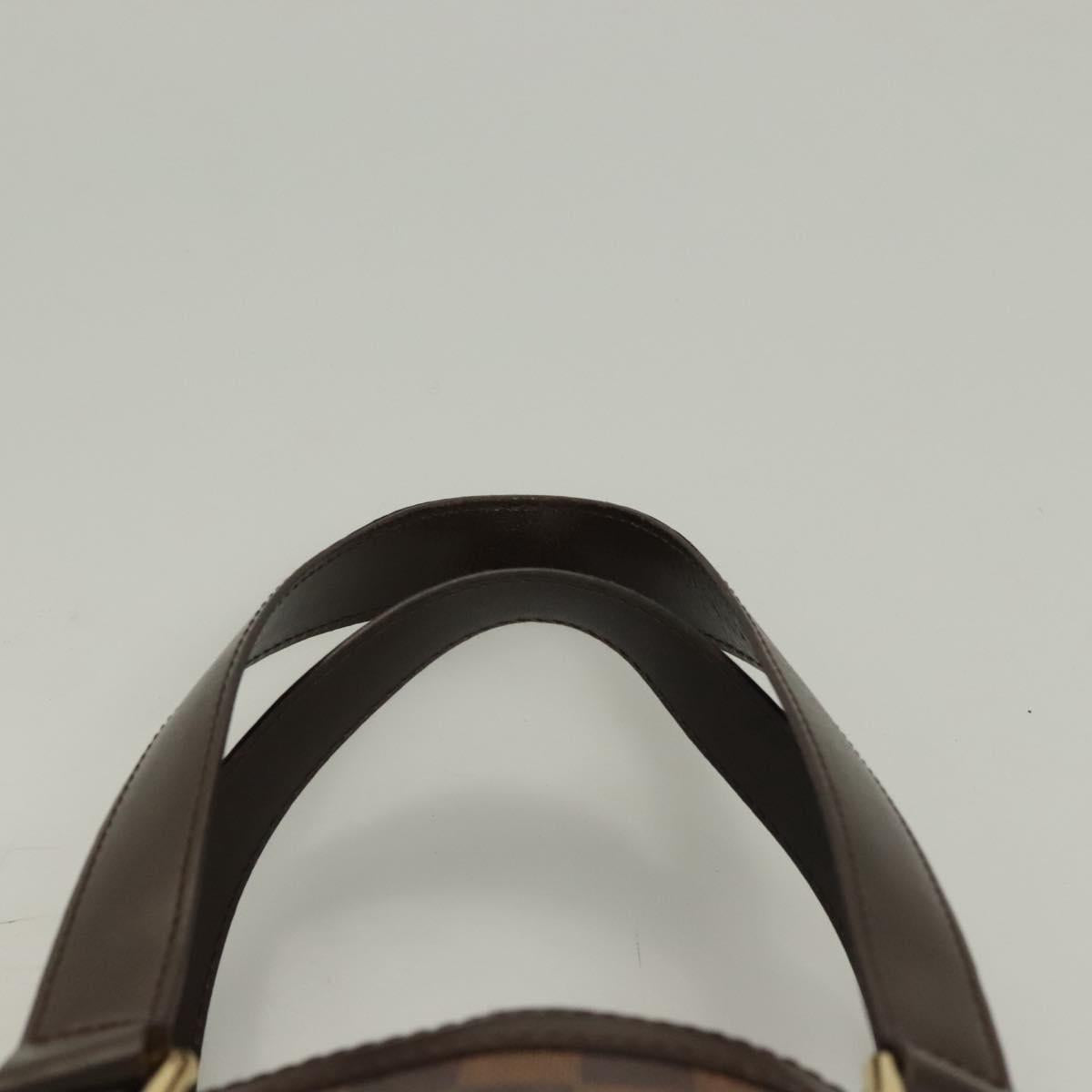 LOUIS VUITTON Damier Ebene Hampstead PM Tote Bag N51205 LV Auth PP715