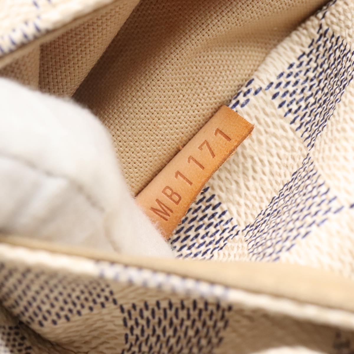 LOUIS VUITTON Damier Azur Totally MM Tote Bag N51262 LV Auth PP717