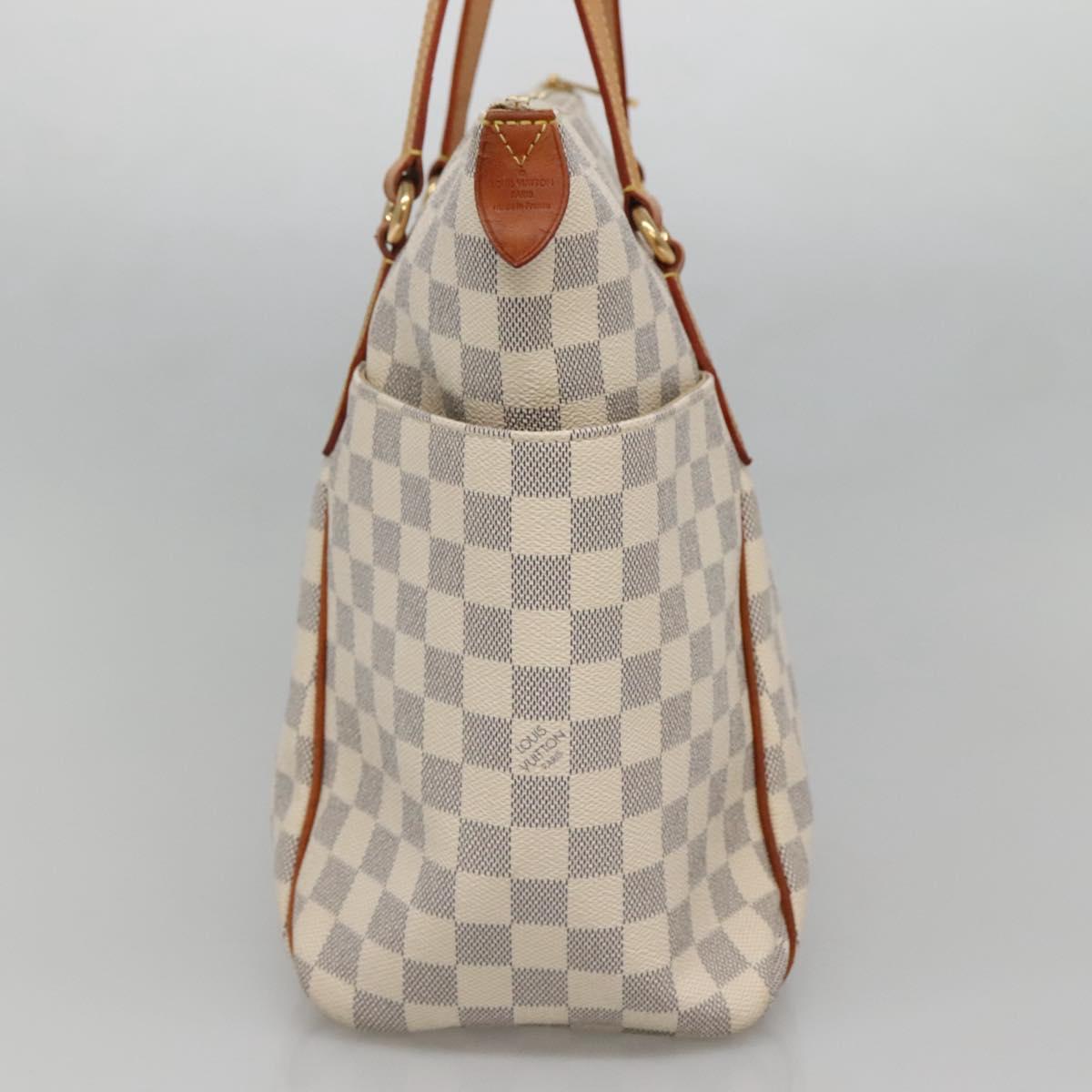 LOUIS VUITTON Damier Azur Totally MM Tote Bag N51262 LV Auth PP717