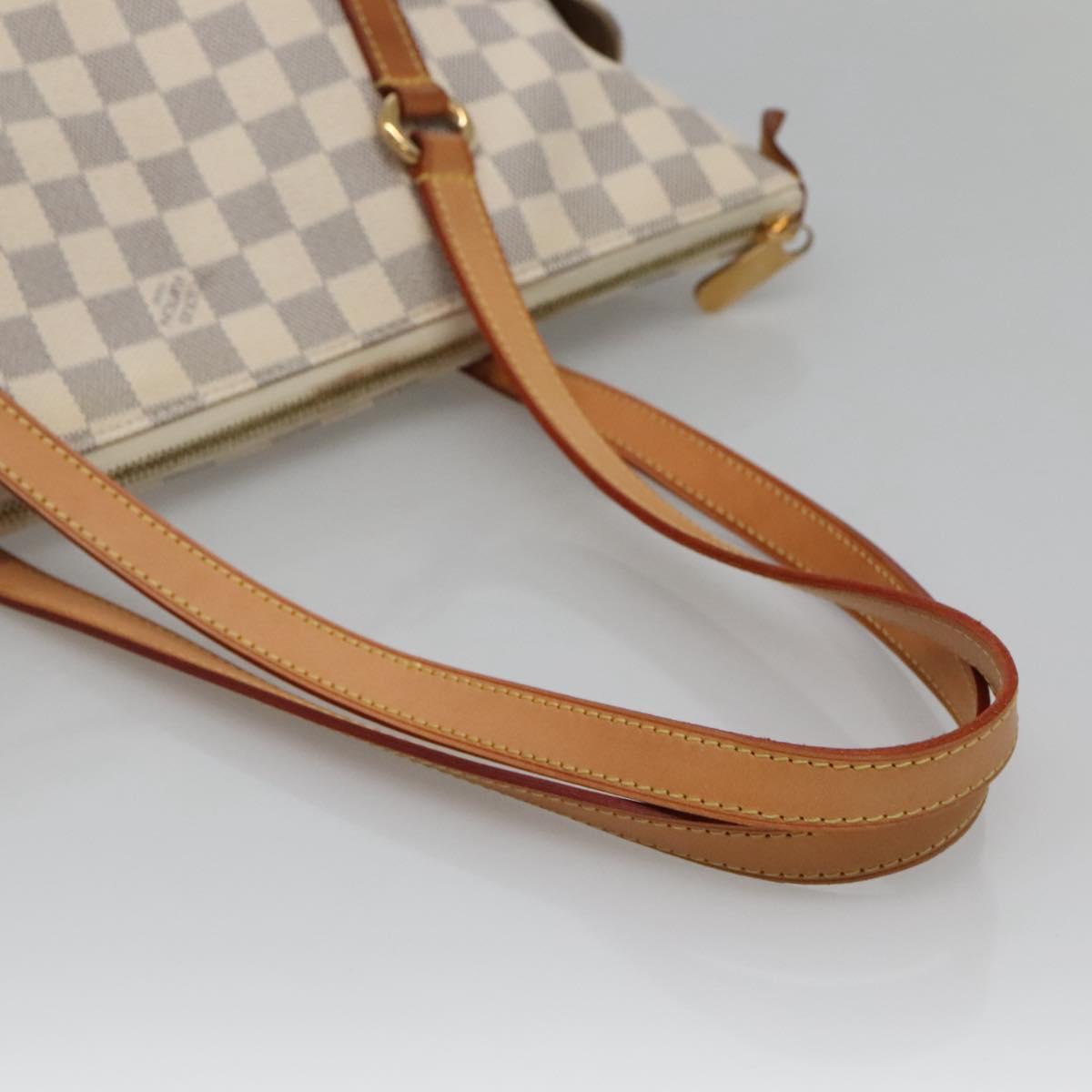 LOUIS VUITTON Damier Azur Totally MM Tote Bag N51262 LV Auth PP717