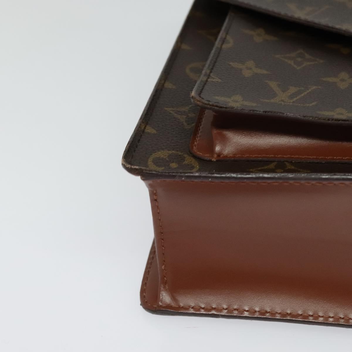 LOUIS VUITTON Monogram Monceau 28 Hand Bag M51185 LV Auth PP724