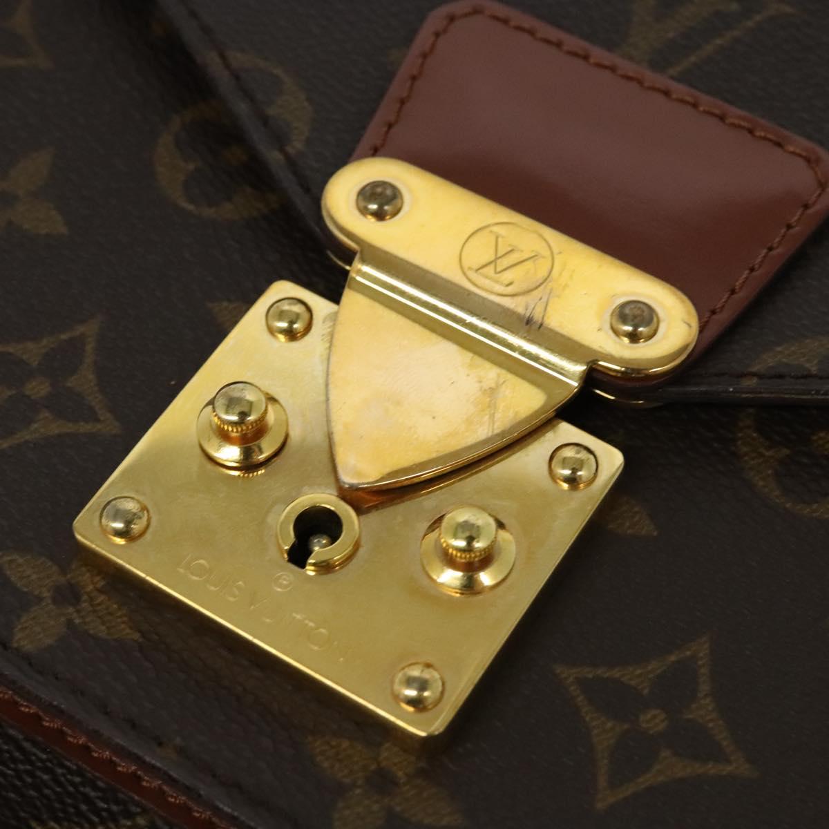 LOUIS VUITTON Monogram Monceau 28 Hand Bag M51185 LV Auth PP724
