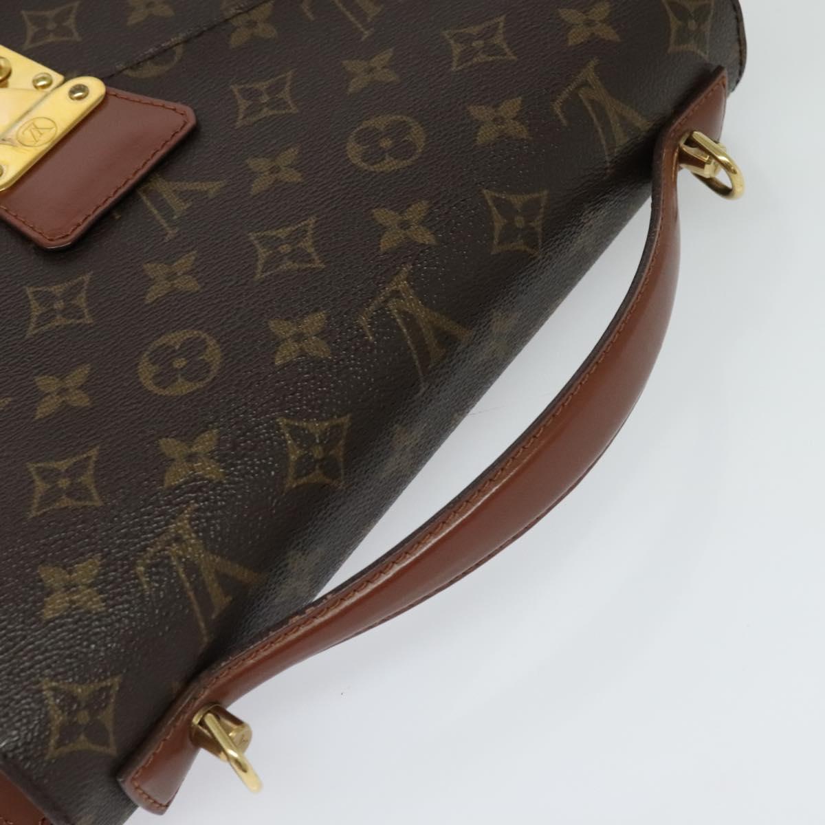 LOUIS VUITTON Monogram Monceau 28 Hand Bag M51185 LV Auth PP724