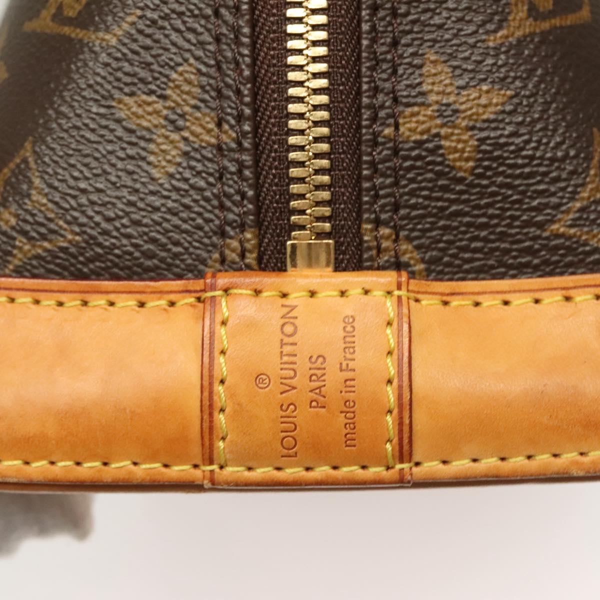 LOUIS VUITTON Monogram Alma PM Hand Bag M53151 LV Auth PP743