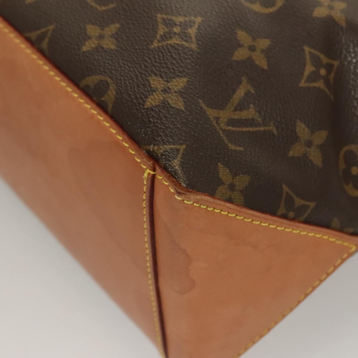 LOUIS VUITTON Monogram Cabas Piano Tote Bag M51148 LV Auth PP749