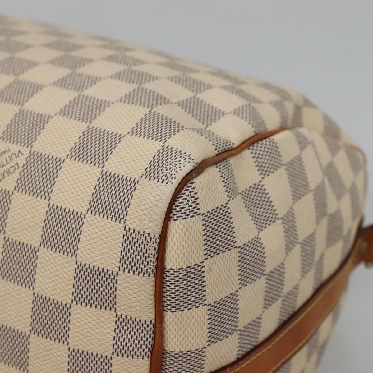 LOUIS VUITTON Damier Azur Speedy Bandouliere 30 Bag 2way N41052 LV Auth PP838