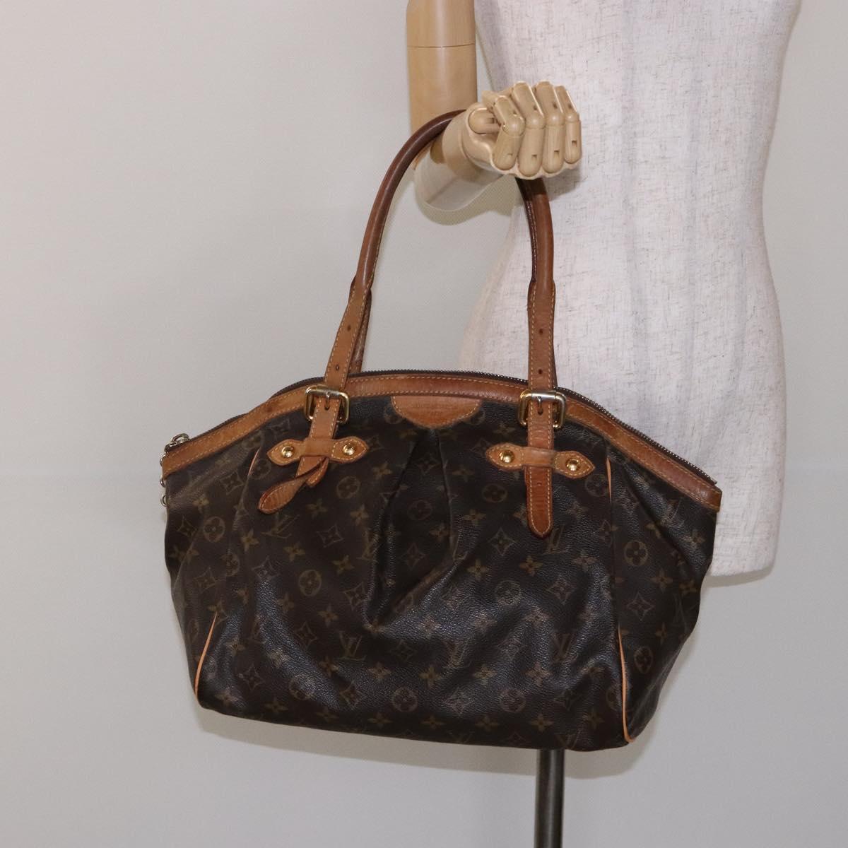 LOUIS VUITTON Monogram Tivori GM Hand Bag M40144 LV Auth PP879
