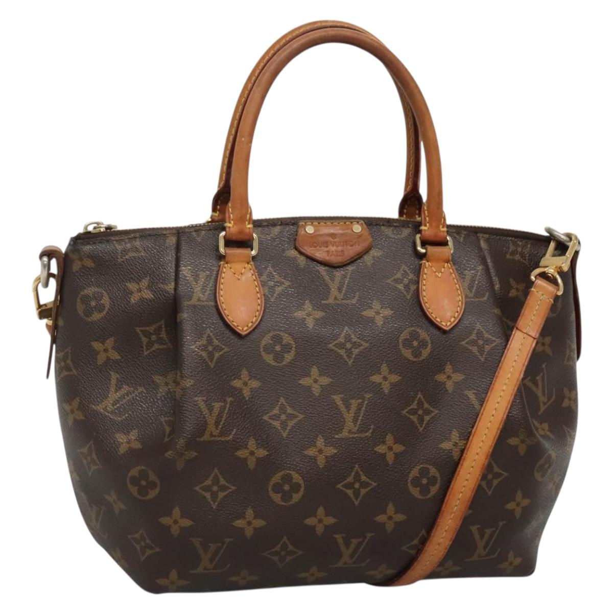 LOUIS VUITTON Monogram Turen PM Hand Bag 2way M48813 LV Auth PP904