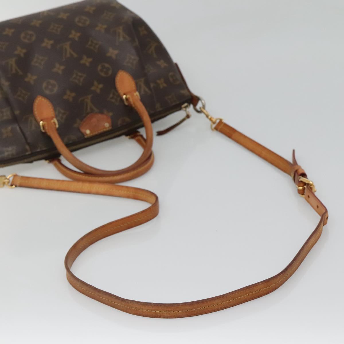 LOUIS VUITTON Monogram Turen PM Hand Bag 2way M48813 LV Auth PP904