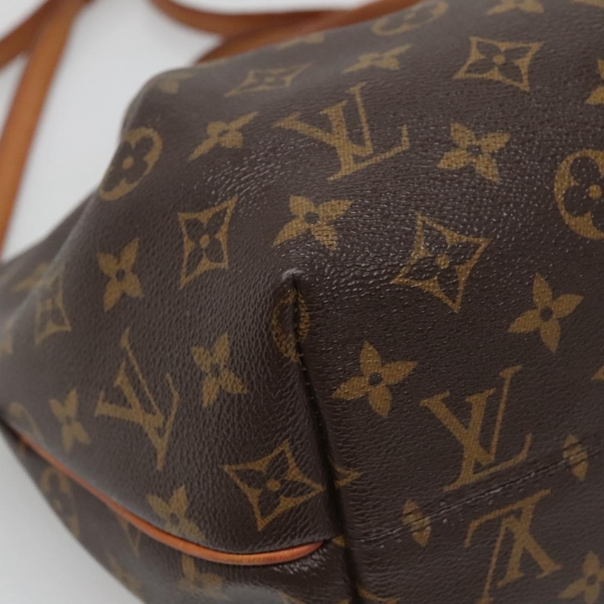 LOUIS VUITTON Monogram Turen PM Hand Bag 2way M48813 LV Auth PP904