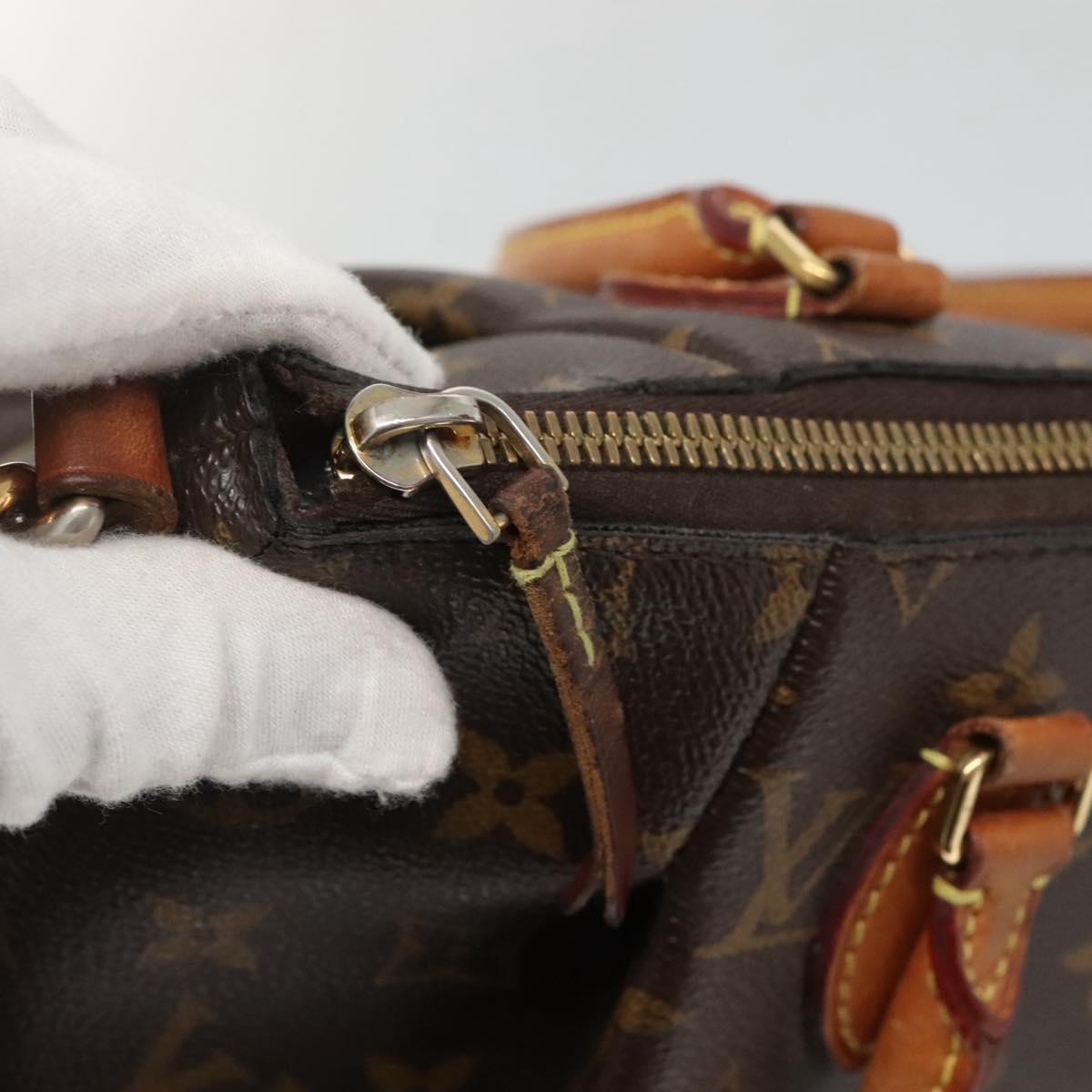 LOUIS VUITTON Monogram Turen PM Hand Bag 2way M48813 LV Auth PP904