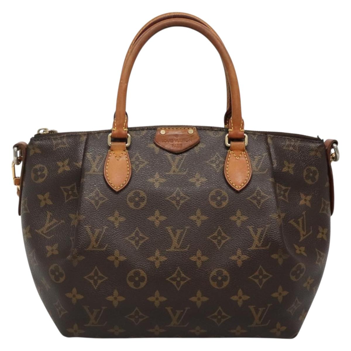 LOUIS VUITTON Monogram Turen PM Hand Bag 2way M48813 LV Auth PP904