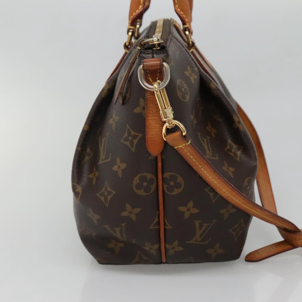 LOUIS VUITTON Monogram Turen PM Hand Bag 2way M48813 LV Auth PP904