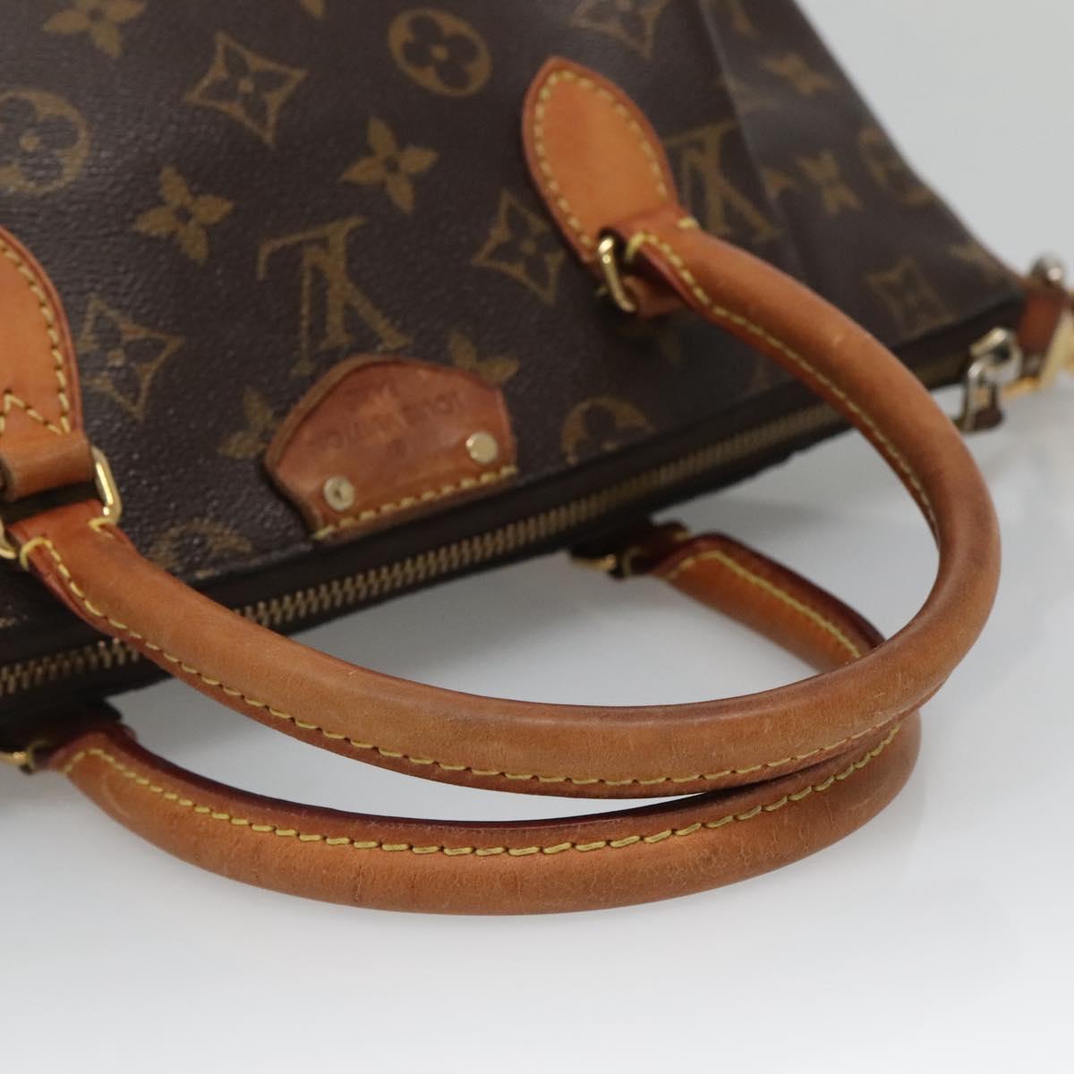LOUIS VUITTON Monogram Turen PM Hand Bag 2way M48813 LV Auth PP904