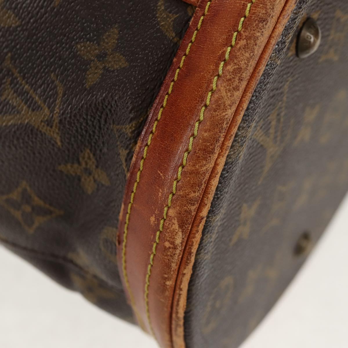 LOUIS VUITTON Monogram Bucket GM Shoulder Bag Vintage M42236 LV Auth pt2981