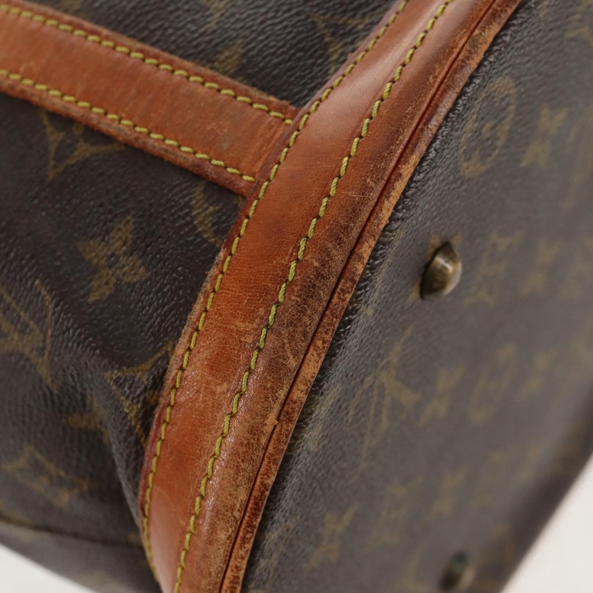 LOUIS VUITTON Monogram Bucket GM Shoulder Bag Vintage M42236 LV Auth pt2981
