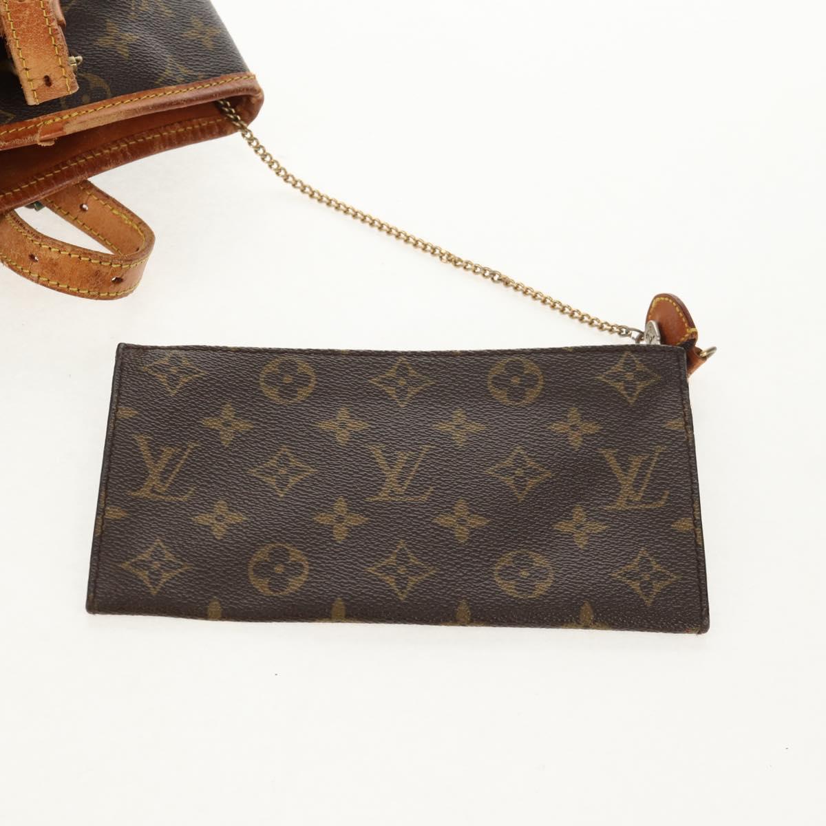 LOUIS VUITTON Monogram Bucket GM Shoulder Bag Vintage M42236 LV Auth pt2981