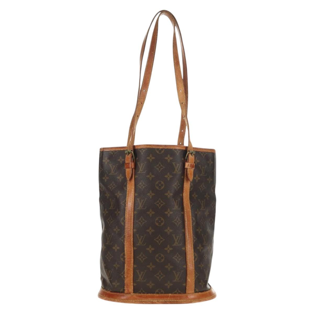 LOUIS VUITTON Monogram Bucket GM Shoulder Bag Vintage M42236 LV Auth pt2981