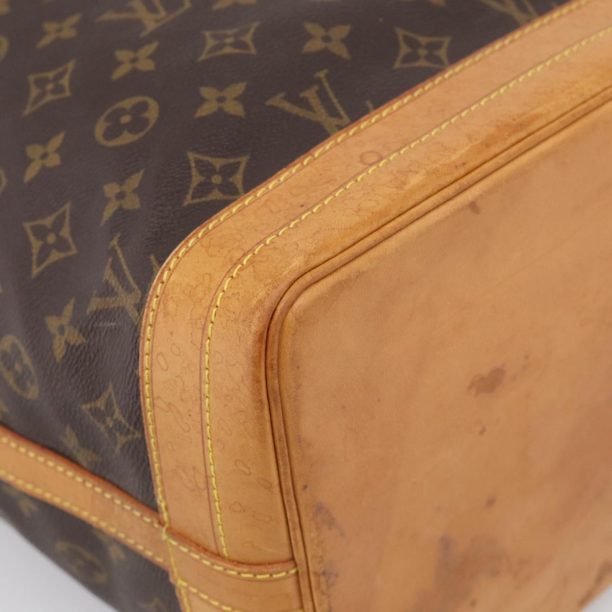LOUIS VUITTON Monogram Noe Shoulder Bag M42224 LV Auth RV001