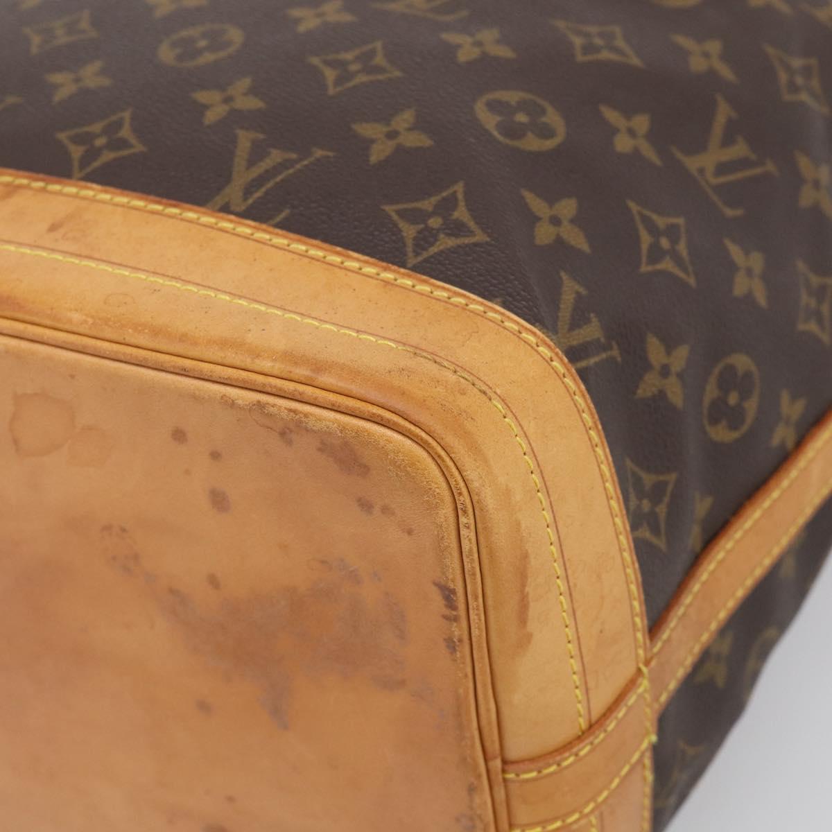 LOUIS VUITTON Monogram Noe Shoulder Bag M42224 LV Auth RV001