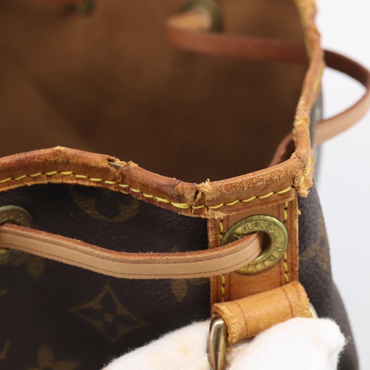 LOUIS VUITTON Monogram Noe Shoulder Bag M42224 LV Auth RV001