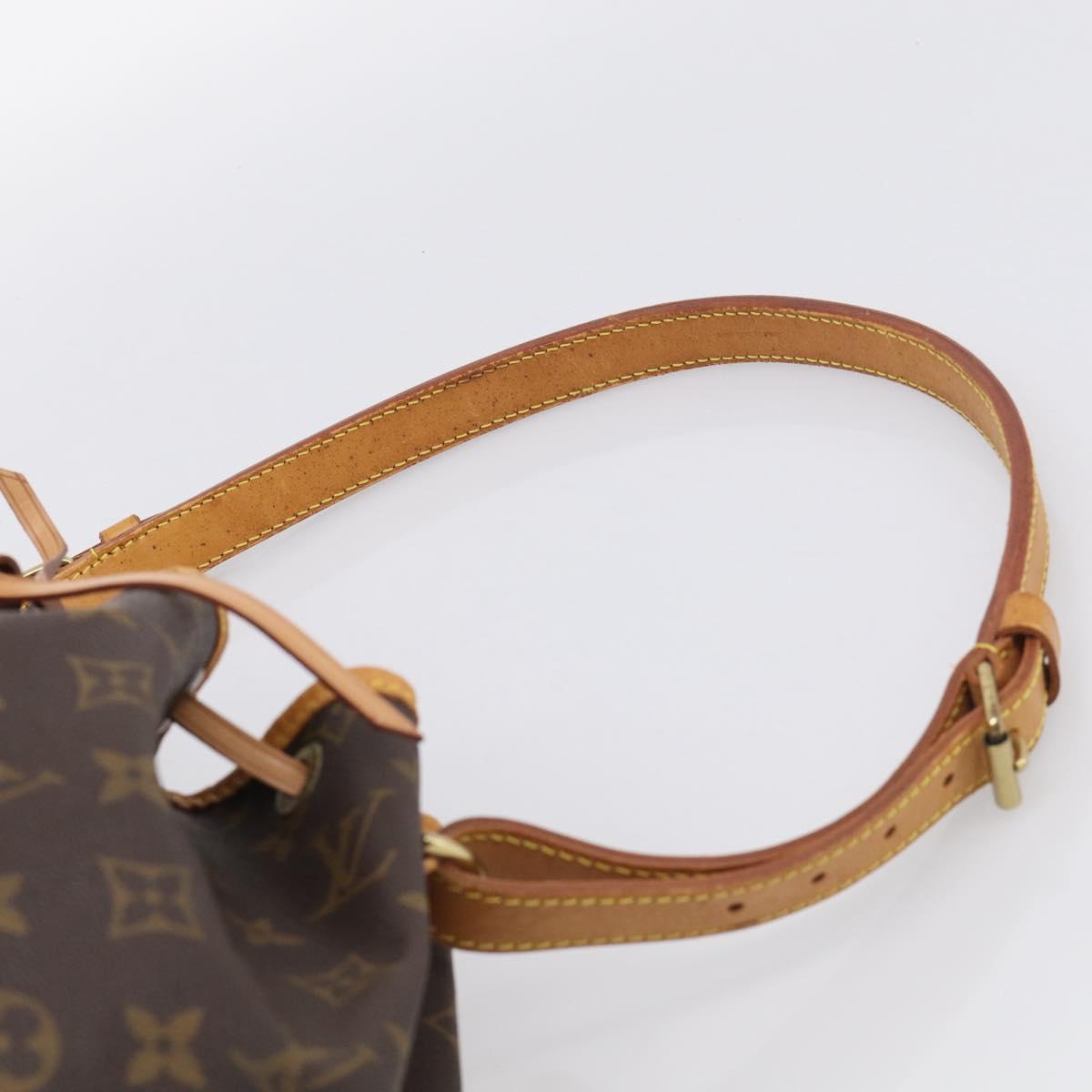 LOUIS VUITTON Monogram Noe Shoulder Bag M42224 LV Auth RV001