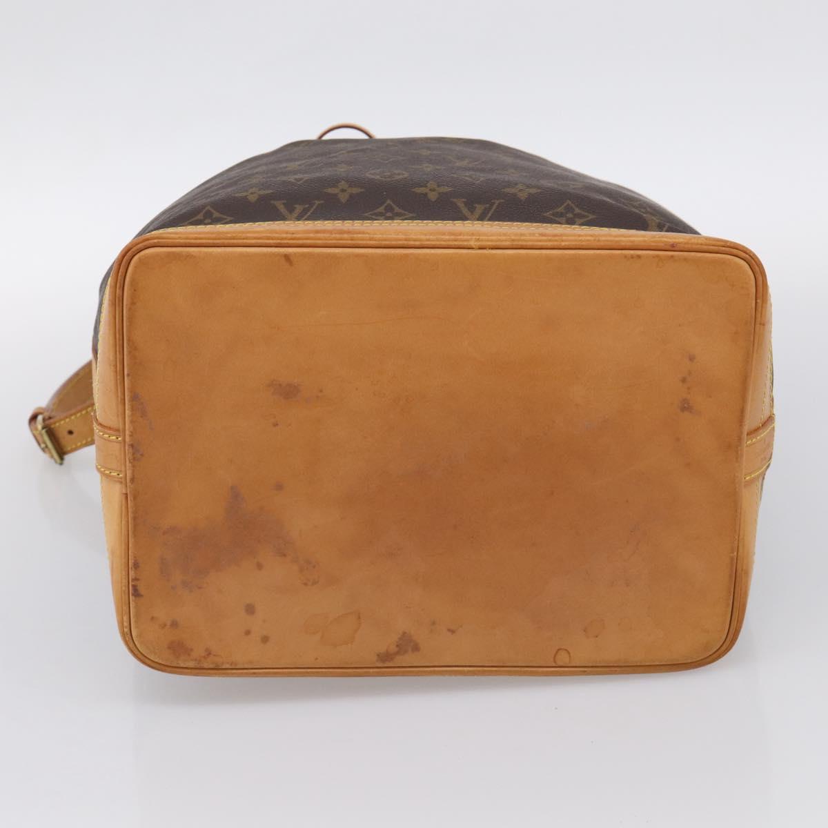 LOUIS VUITTON Monogram Noe Shoulder Bag M42224 LV Auth RV001