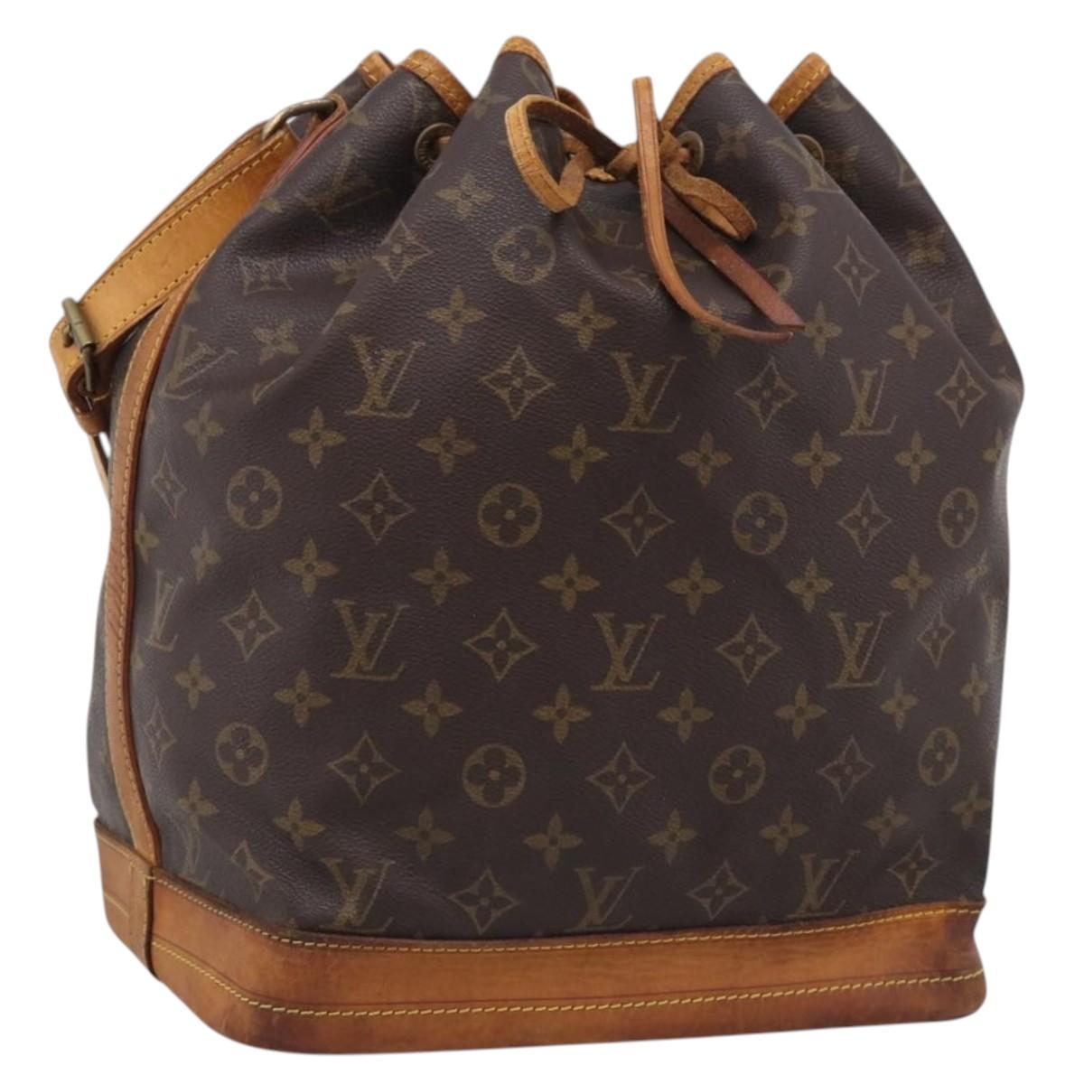 LOUIS VUITTON Monogram Noe Shoulder Bag M42224 LV Auth RV002