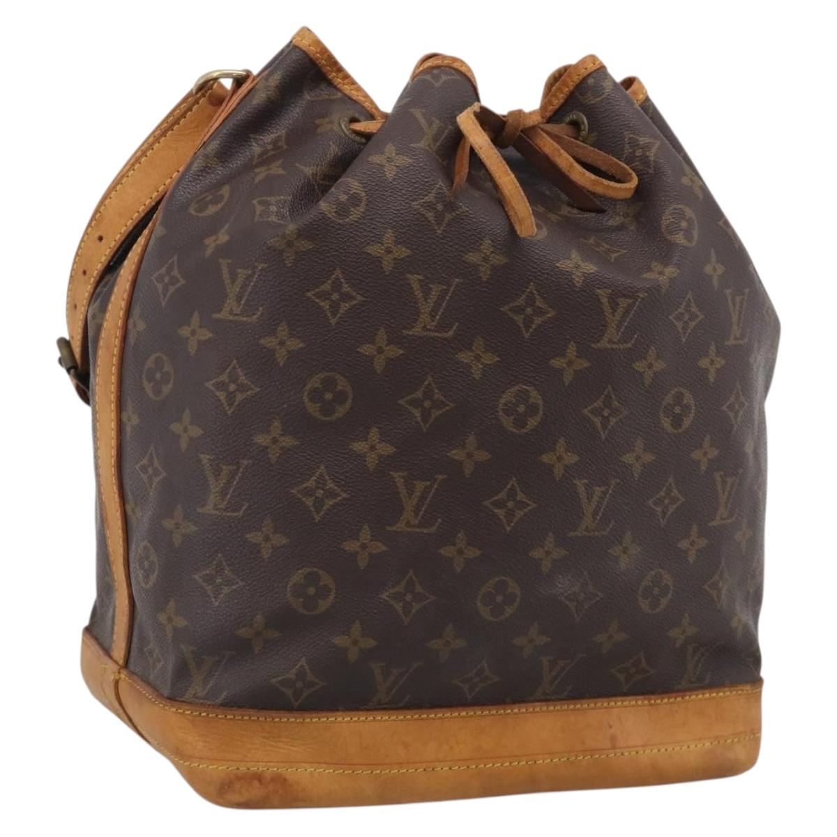 LOUIS VUITTON Monogram Noe Shoulder Bag M42224 LV Auth RV003