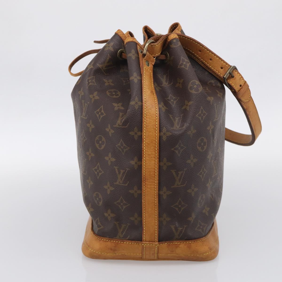 LOUIS VUITTON Monogram Noe Shoulder Bag M42224 LV Auth RV003