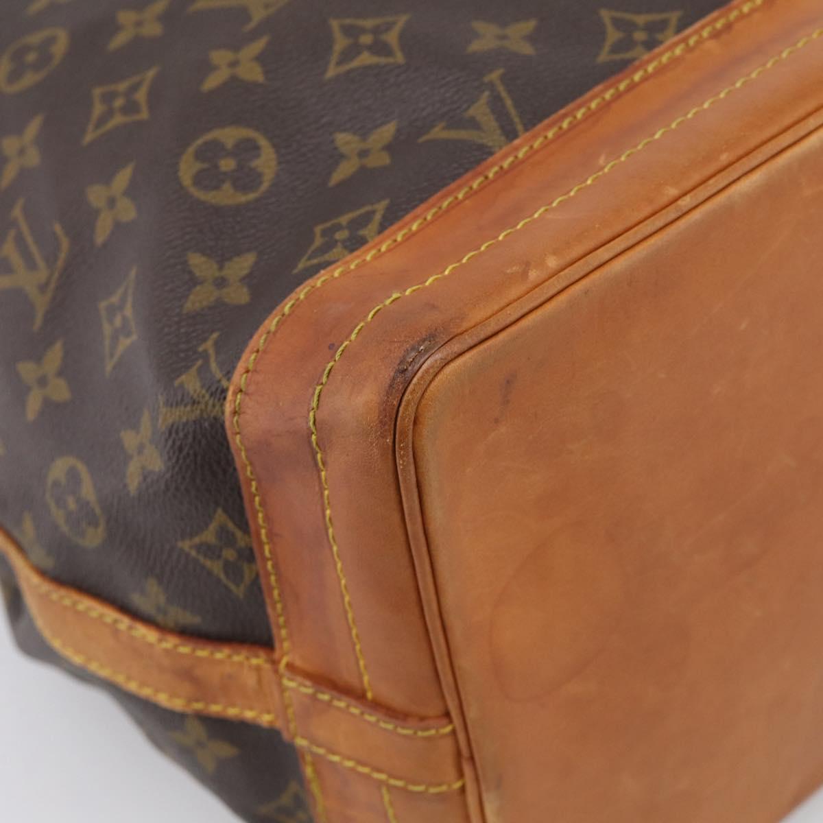 LOUIS VUITTON Monogram Noe Shoulder Bag M42224 LV Auth RV004