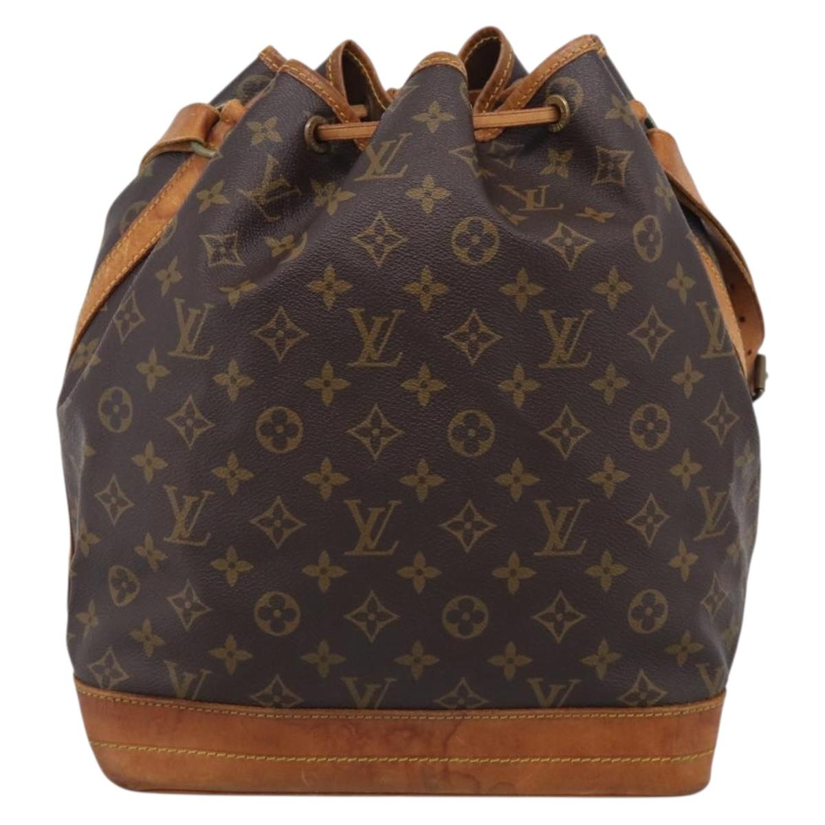 LOUIS VUITTON Monogram Noe Shoulder Bag M42224 LV Auth RV004
