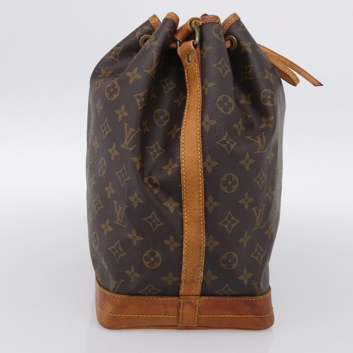 LOUIS VUITTON Monogram Noe Shoulder Bag M42224 LV Auth RV004